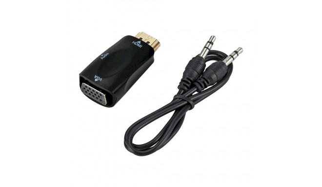 Fusion video signal converter HDMI to VGA (+audio) black