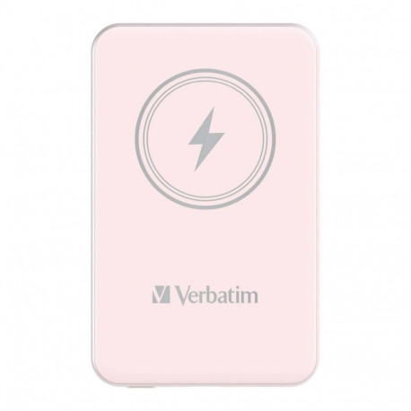 Verbatim akupank Charge 'n' Go magnetiline juhtmevaba 10000mAh, roosa