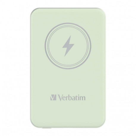 Verbatim Charge 'n' Go Magnetic Wireless Power Bank 10000mAh Green