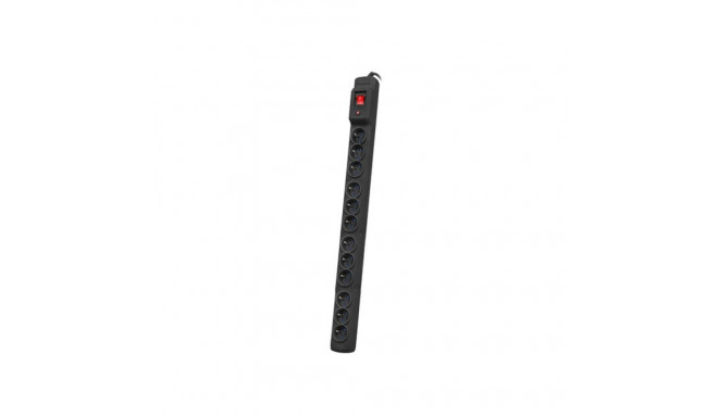 RACK POWER STRIP 19" ARMAC MULTI M12/10A 3M 12X 230V PL VERTICAL MOUNTING BLACK