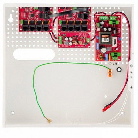 SWITCH POE 9-pordiline puhvertoitega ATTE IPUPS-9-11-F