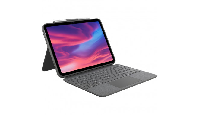 Logitech klaviatuurümbris Combo Touch QWERTY US International Smart Connector, hall