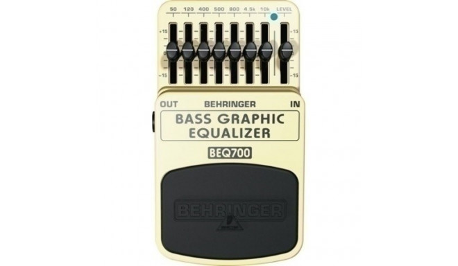 Behringer BEQ700 efektipedaal must, kollane