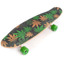 Meteor Cannabis green-brown-orange skateboard 22595