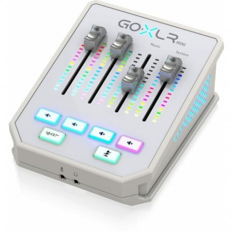 TC Helicon GO XLR Mini-WH valge mikser / sampler voogedastuseks