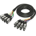 Behringer GMX-300 Kabel 8 x XLR F - 8 x XLR M 3m