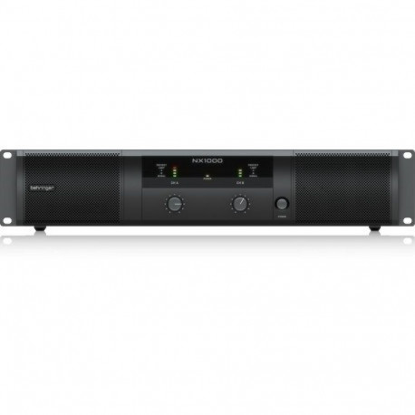 Behringer NX1000 must helivõimendi lavakasutuseks