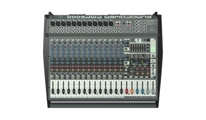 Behringer PMP6000 must 20 kanaliga helimikser 10 - 200000 Hz