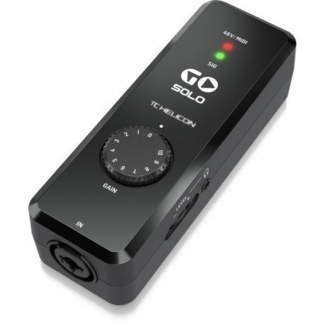 TC Helicon GO Solo audio/MIDI liides mobiilseadmetele
