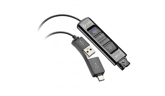 POLY DA85-M USB to QD Black Adapter TAA