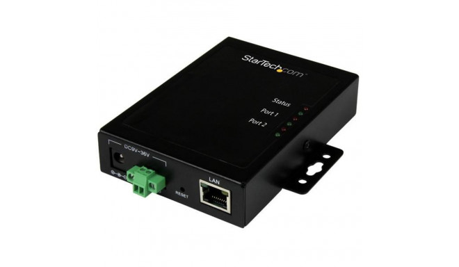 StarTech.com 2-Port Serial-to-IP Ethernet Device Server - RS232 - Metal and Mountable