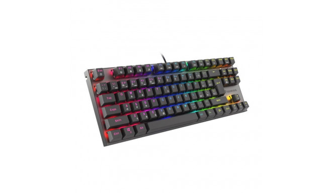 Genesis THOR 303 TKL CZ/SK RGB taustvalgustusega mehaaniline punane must hot swap mänguklaviatuur