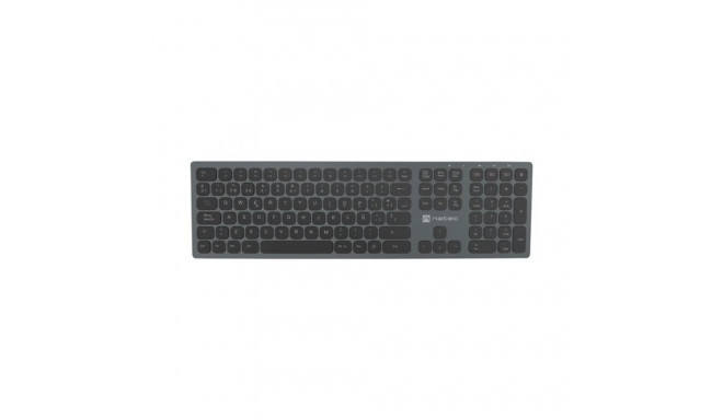 NATEC NKL-1830 keyboard Universal RF Wireless + Bluetooth QWERTY Spanish Black, Grey