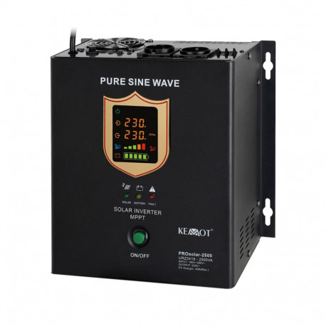 Wall-mounted solar inverter KEMOT PROsolar-2500 ( 24V 230V 25000VA/1800W )