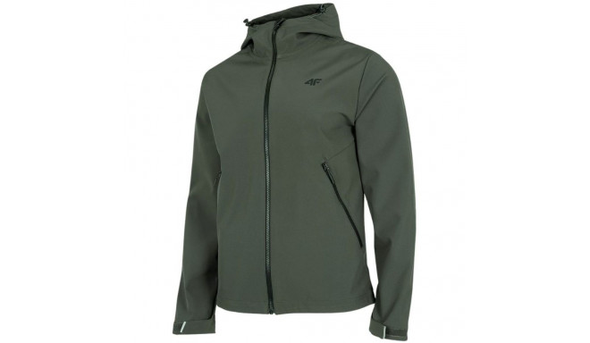 Men's 4F softshell jacket olive H4Z22 SFM001 44S