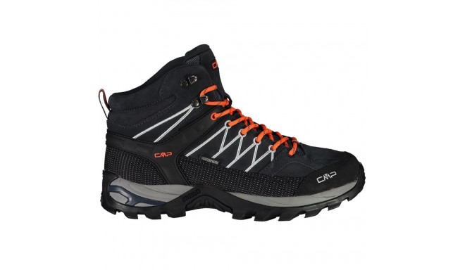 CMP Rigel Mid WP Men's Hiking Boots Black-Orange 3Q1294756UE