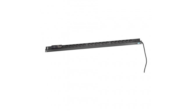 Digitus DN-IP-V-2-18E power distribution unit (PDU) 18 AC outlet(s) 0U Black