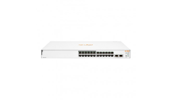 HPE Aruba Networking Aruba Instant On 1830 24G 12p Class4 PoE 2SFP 195W Hallatav L2 Gigabit Ethernet