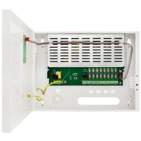 stabiliseeritud impulsstoiteallikas 8 HD kaamerale Pulsar HPSDC-12V8X1A 12V/8A/8×1A/TOPIC