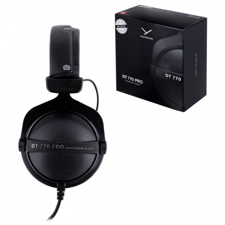 Beyerdynamic suletud stuudiokõrvaklapid DT 770 Pro 80Ω piiratud väljaanne, must