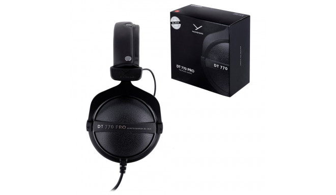 Beyerdynamic DT 770 Pro 80 Ω must limited edition suletud stuudiokõrvaklapid