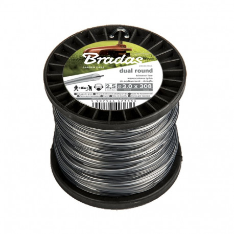 Trimmer line RIPPER DUAL, round 2,0mm x 100m