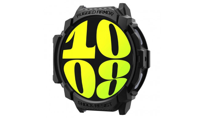 Spigen Rugged Armor Case for Samsung Galaxy Watch 7 (44mm) - Matte Black