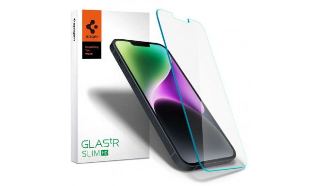 Spigen Glas.tR Slim Tempered Glass for iPhone 13 / 13 Pro / 14 / 16e