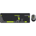 CANYON HSET-W5 EN Keyboard+Mouse AAA+AA Wireless Black