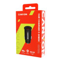 CANYON car charger C-20-03 PD 30W QC 3.0 18W USB-C USB-A black