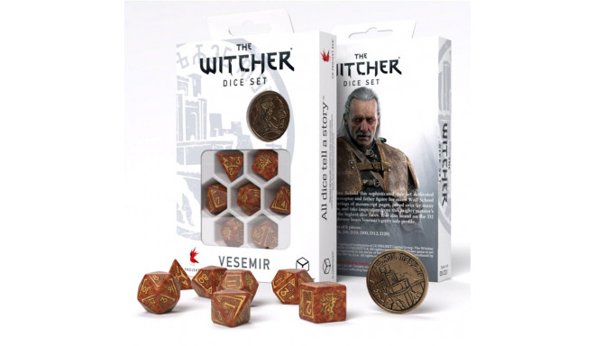 Q-workshop The Witcher Dice Set Vesemir - The Wise Witcher