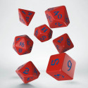 Classic Runic Dice Set Red And Blue Colors