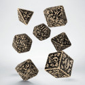 Forest 3d Taiga Dice Set Sand And Black Colors