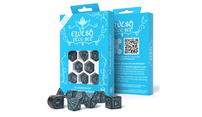 Q Workshop 20 Years: Elvish Dice Set