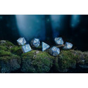 Q-workshop Elvish Dice Set Cobalt And Silver Sp.