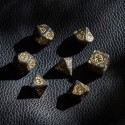 Q Workshop Dragons RPG Dice Set (Green & Gold Sp )