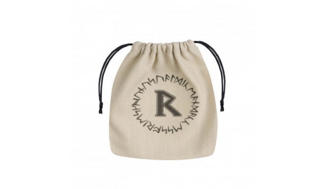 Runic Dice Bag Sand And Black Colors