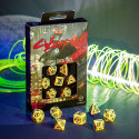 Cyberpunk Red RPG Danger Zone Dice Set Yellow And Black Sp