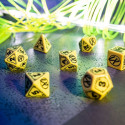 Cyberpunk Red RPG Danger Zone Dice Set Yellow And Black Sp