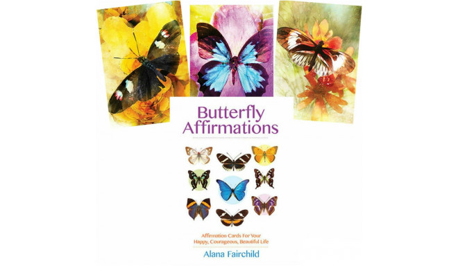 Blue Angel Butterfly Affirmations cards