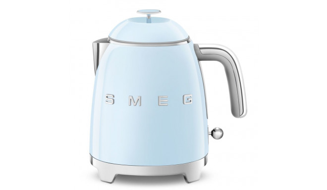 Electric Kettle - Smeg Mini 50' Style 0.8L 1400W Blue Pastel