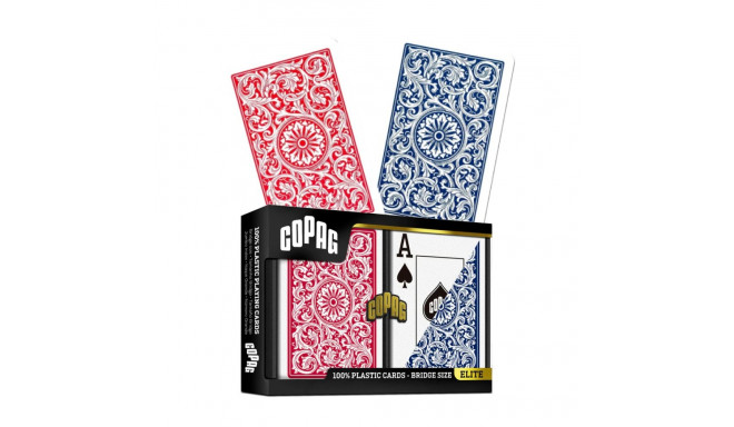 Copag Elite Bridge Jumbo Index Playing Cards Double Deck (Red And Blue)