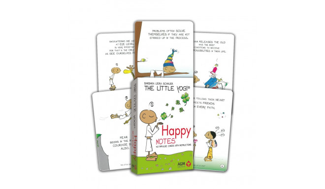 AGM The Little Yogi Happy Notes Inspirational Cards