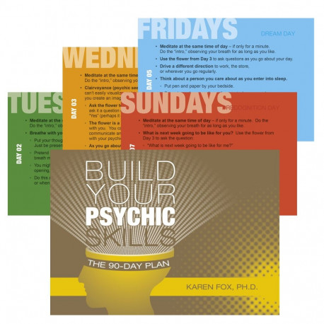 Schiffer Publishing Build Your Psychic Skills The 90 Day Plan Cards