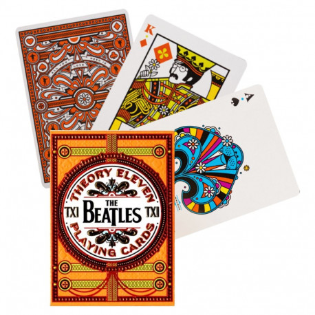Theory11 The Beatles Playing Cards (Orange)