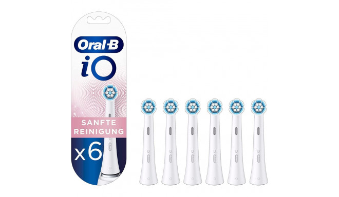 Oral-B iO Gentle Cleansing Set of 6  brush heads (white)