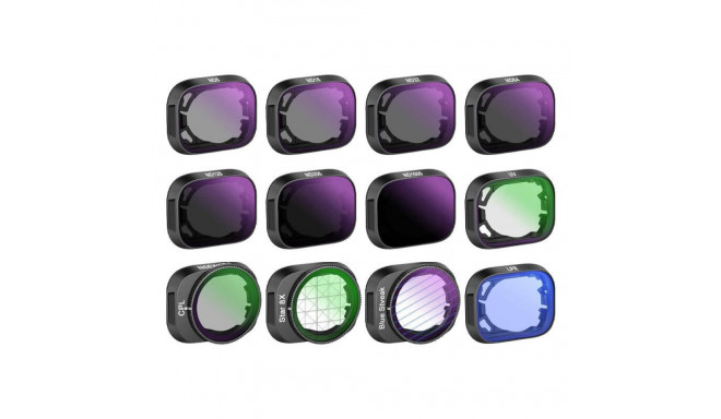 Filters set for DJI Mini 3 / Mini 3 Pro Neewer FL25 ND8/16/32/64/128/256/ND1000/UV/CPL/BSA/LPR/S