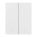 M5-2C-80W WiFi Matter smart wall switch (2-channel, for frame)