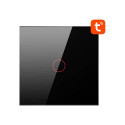 Smart Light Switch WiFi Avatto TS02-EU-B1 1 Way TUYA (black)