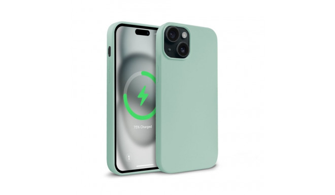 Etui iPhone 15 MagSafe mint